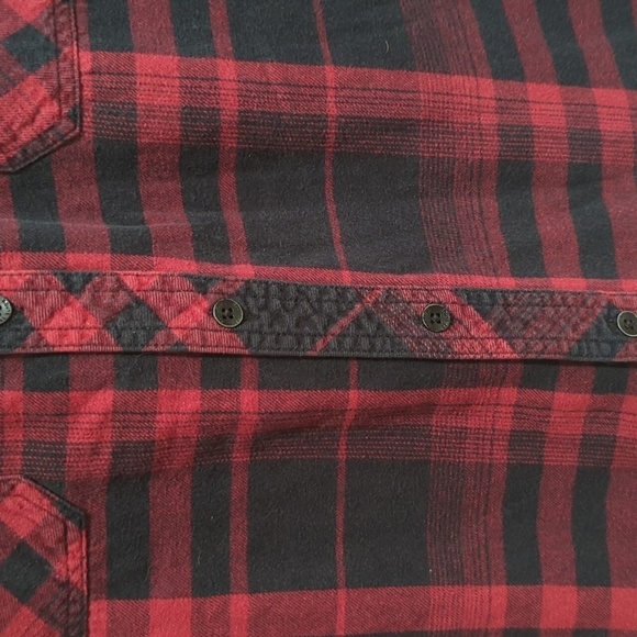 Route 66 Men's Long Sleeve Button Up Buffalo Plaid Shirt Size Medium - Picture 5 of 9